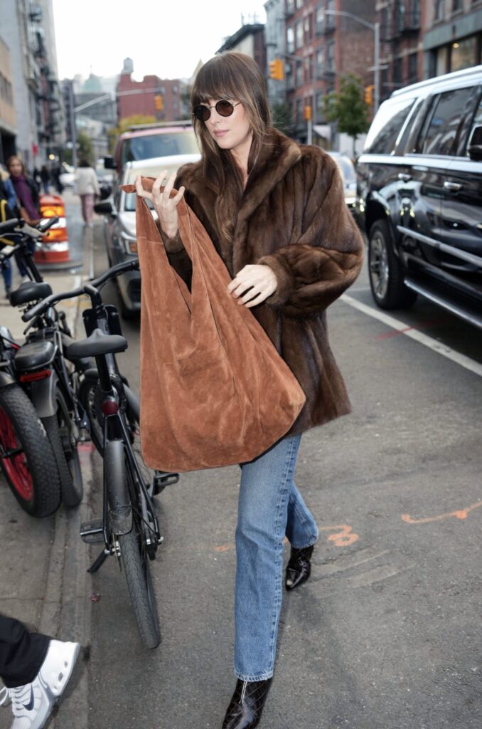 Dakota Johnson is Pictured Stepping Out in New York City George V Magazine