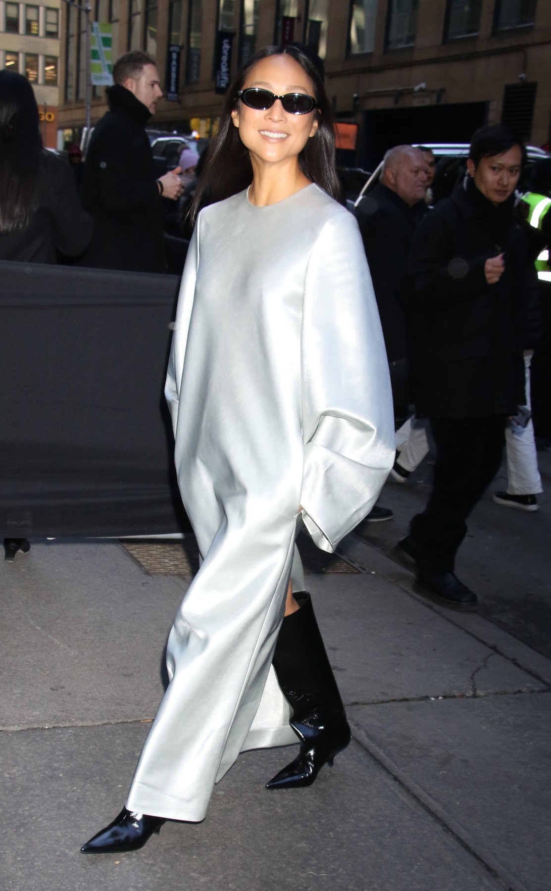 New York Fashion Week Calvin Klein 2025 Arrivals George V Magazine