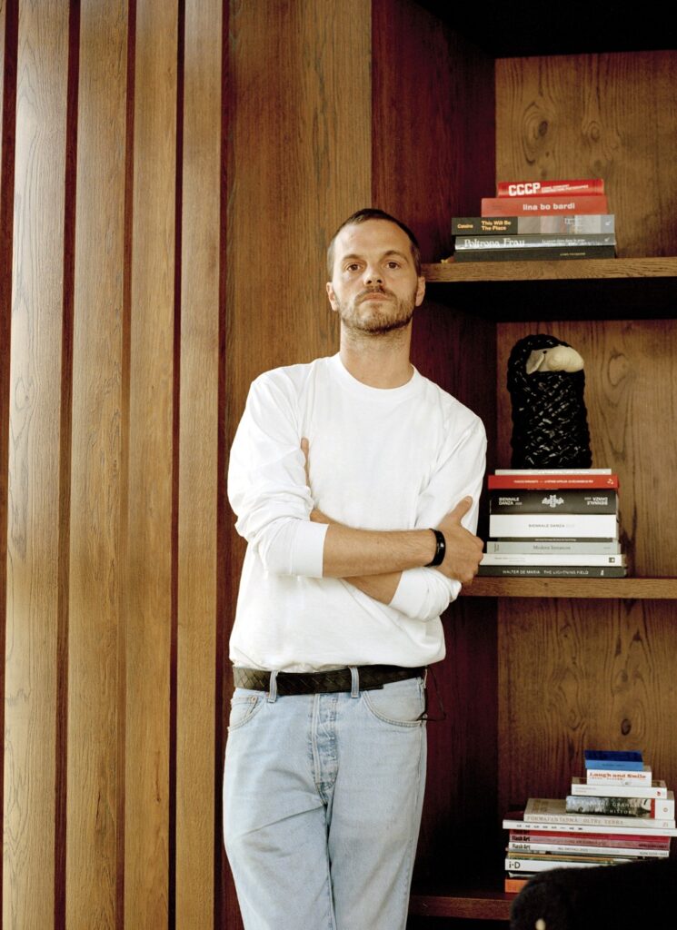 Matthieu Blazy in the office on Sept 6 2023 George V Magazine